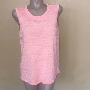 Elaina by Tanner Orange Knit Sleeveless Top - 2